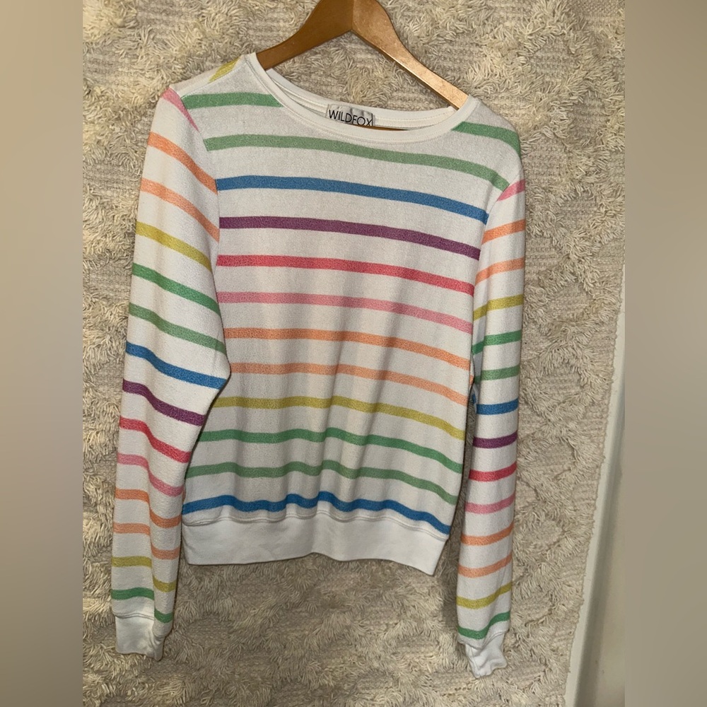 Wildfox Women's Rainbow Striped Sweater